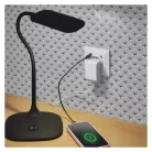 EMOS Aljzat USB A+USB C, fehér