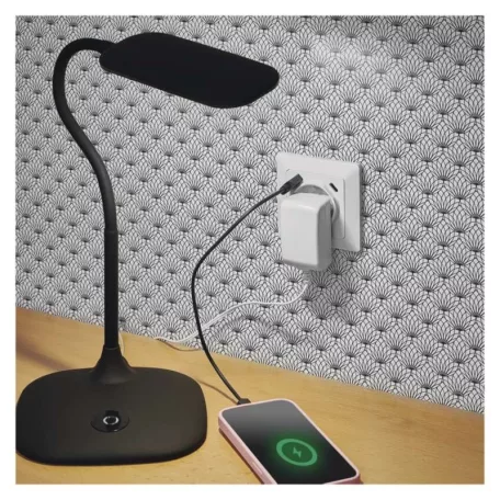 EMOS Aljzat USB A+USB C, fehér