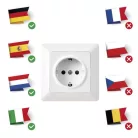 EMOS Csatlakozó aljzat SCHUKO