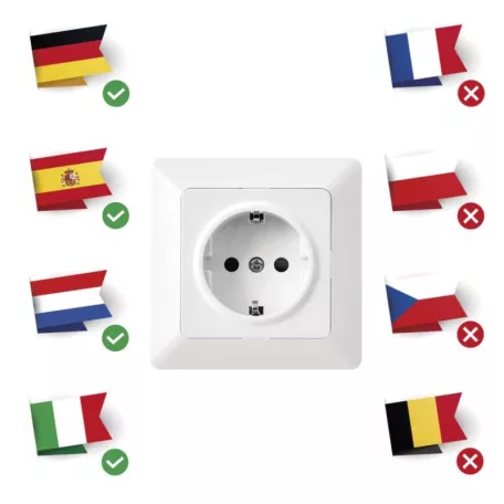 EMOS Csatlakozó aljzat SCHUKO