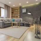 EMOS Csatalakozó aljzat SCHUKO, antracit