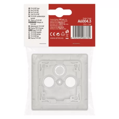 TV+R+SAT Csatlakozó aljzat burkolat