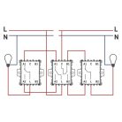 EMOS dupla váltókapcsoló