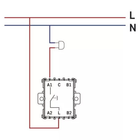 EMOS Nyomógomb 1/0 - csengő
