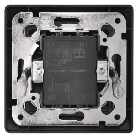 EMOS Váltókapcsoló, antracit