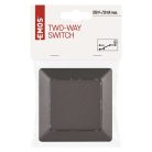 EMOS Váltókapcsoló, antracit
