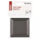 EMOS Váltókapcsoló, antracit
