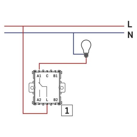 EMOS Váltókapcsoló, antracit