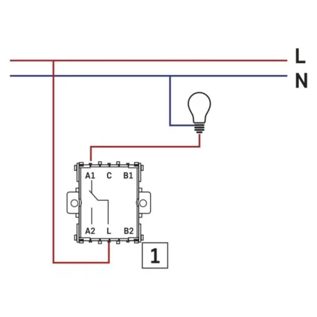 EMOS Váltókapcsoló, antracit