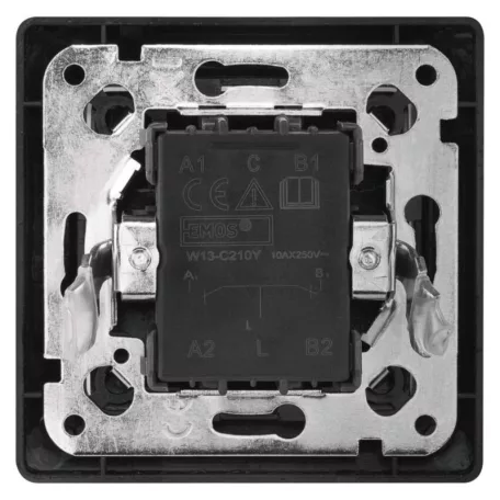 EMOS Soros kapcsoló, antracit