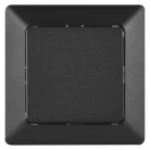 EMOS Nyomógomb 1/0 - csengő, antracit