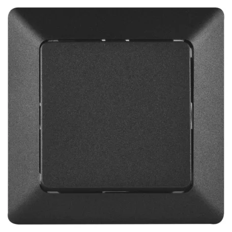 EMOS Nyomógomb 1/0 - csengő, antracit