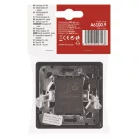 EMOS Nyomógomb 1/0 - csengő, antracit