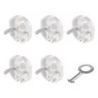 EMOS Biztonsági konnektorvédő 5db + kulcs