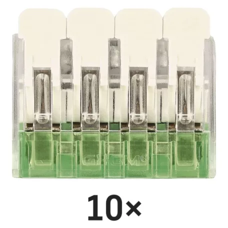 Karos vezetékösszekötő 4 mm2, 10 szt
