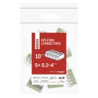 Karos vezetékösszekötő 4 mm2, 10 szt