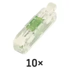 Egyenes karos vezetékösszekötő 2× 0,2–4 mm2, 10 szt