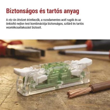 Egyenes karos sorkapocs 2× 0,2–4 mm2, 10 db