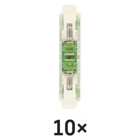 Egyenes karos vezetékösszekötő 2× 0,2–4 mm2, 10 szt