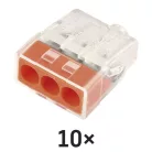Rugós sorkapocs 3×0,5, 10 szt