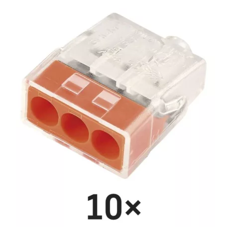 Rugós sorkapocs 3×0,5, 10 szt
