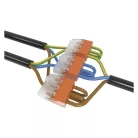 Rugós sorkapocs 3×0,5, 10 db