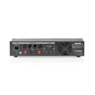 PA erősítő | RMS-kimenet: 2x 100 W @ 8 Ohm / 2x 150 W @ 4 Ohm | 2 Csatorna | 2U | 19" rack-be szerelhető | Fém | Fekete
