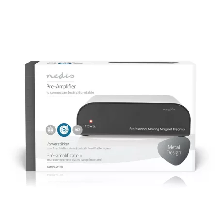 Pre-erősítő | Csatlakozó bemenet: 1x RCA | Csatlakozó kimenet: 1x RCA | 2 Csatorna | Hang / Lemezjátszó | Automatikus | Fekete