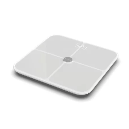 AENO ABS0001S BS1S okos testmérleg, 15 féle mérőszám, LED kijelző, 180 kg-ig terhelhető, AENO app, 10+1 profil, ITO üveg