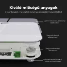 AENO ABS0001S BS1S okos testmérleg, 15 féle mérőszám, LED kijelző, 180 kg-ig terhelhető, AENO app, 10+1 profil, ITO üveg