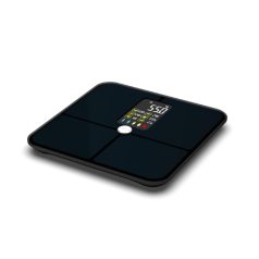   AENO ABS0002S BS2S testmérleg, 180 kg-ig terhelhető, SMART funkciók, profilok, BMI index elemzés, színes kijelző