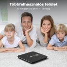 AENO ABS0002S BS2S testmérleg, 180 kg-ig terhelhető, SMART funkciók, profilok, BMI index elemzés, színes kijelző