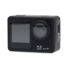 Akciókamera | Kettős Képernyő | 1080p@30fps | 12 MPixel | Vízálló akár: 30.0 m | 70 min | Wi-Fi | Az alkalmazás elérhető:: Android™ / IOS | Rögzítőt tartalmaz | Fekete
