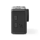 Akciókamera | Kettős Képernyő | 4K@30fps | 16 MPixel | Vízálló akár: 30.0 m | 90 min | Wi-Fi | Az alkalmazás elérhető:: Android™ / IOS | Rögzítőt tartalmaz | Fekete