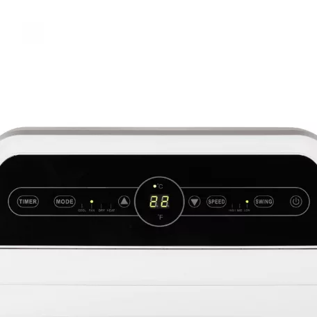 HOME Hűtő-fűtő mobil klíma ACH 12000 3,5kW-os WIFI smart mobilklíma páramentesítő FŰTÉSRE optimalizált 26-40nm-ig A+ Energiahatékony 4 az 1 ben funkcióMobil klíma, hűtő / fűtő, 3,5 / 3,3 kW, R290