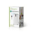 NEDIS Mobil klíma hordozható légkondicionáló,3,6kw-s Mobil Légkondicionáló beszerelő csomaggal, | 12000 BTU | 100 m³ | 3-sebességes | Távirányító | Automatikus kikapcsolás időzítő | Fehér