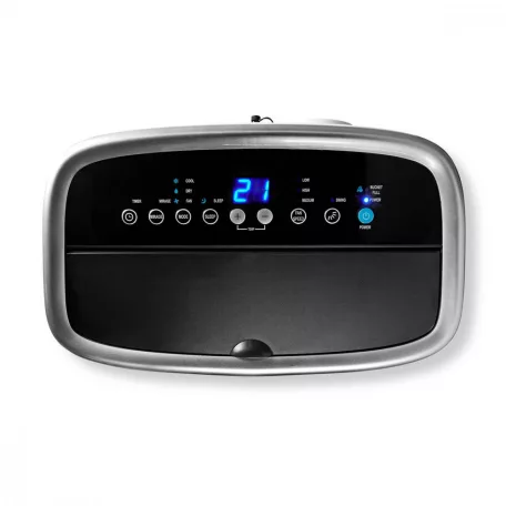 NEDIS Mobil klíma hordozható légkondicionáló,4,7kw-s Mobil Légkondicionáló beszerelő csomaggal, A+ ENERGIA | 14000 BTU | 120 m³ | 3-sebességes | Távirányító | Automatikus kikapcsolás időzítő |