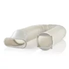 Nedis Mobil klíma hordozható légkondicionáló,3,6kw-s Mobil Légkondicionáló beszerelő csomaggal, | 7000 BTU | 60 m³ | 2-sebességes | Távirányító | Automatikus kikapcsolás időzítő | Fehér