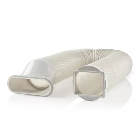 Nedis Mobil klíma hordozható légkondicionáló,3,6kw-s Mobil Légkondicionáló beszerelő csomaggal, | 7000 BTU | 60 m³ | 2-sebességes | Távirányító | Automatikus kikapcsolás időzítő | Fehér