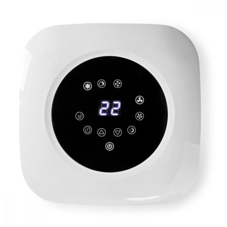 Nedis Mobil klíma | 9000 BTU | 80 m³ | 2-sebességes | Távirányító | Automatikus kikapcsolás időzítő | Fehér