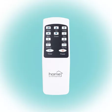 Home ACM 12000 mobil klíma, hűtési teljesítmény 3,5 kW / 12000 BTU / h, hűtőközeg R290, távirányító, ideális 26 m2 helyiséghez, 3 üzemmód