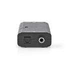 Digital Audio Converter | 2 irányú | Csatlakozó bemenet: 1x S/PDIF (RCA) Aljzat / 1x TosLink Aljzat | Csatlakozó kimenet: 1x S/PDIF (RCA) Aljzat / 1x TosLink Aljzat | ARC | Kézikönyv | Fekete