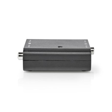 Digital Audio Converter | 2 irányú | Csatlakozó bemenet: 1x S/PDIF (RCA) Aljzat / 1x TosLink Aljzat | Csatlakozó kimenet: 1x S/PDIF (RCA) Aljzat / 1x TosLink Aljzat | ARC | Kézikönyv | Fekete