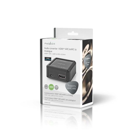 Digital Audio Converter | 1 irányú | Csatlakozó bemenet: HDMI™ Bemenet | Csatlakozó kimenet: 2x (2x RCA Aljzat) / 3.5 mm | Automatikus | Antracit