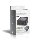 Digital Audio Converter | 1 irányú | Csatlakozó bemenet: DC táp / HDMI™ Bemenet | Csatlakozó kimenet: 1x Coax Audió / 1x TosLink Aljzat | Automatikus | Antracit