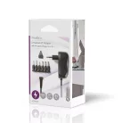 Univerzális hálózati adapter | 12 W | 3 - 12 V DC | 1.80 m | 2.0 A | 6 plug(s) | Fekete