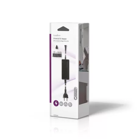 Univerzális hálózati adapter | 36 W | 5 - 15 V DC | 3.60 m | 2.4 A - 3.0 A A | 6 plug(s) | Fekete