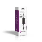 Univerzális hálózati adapter | 36 W | 5 - 15 V DC | 3.60 m | 2.4 A - 3.0 A A | 6 plug(s) | Fekete