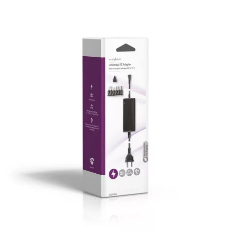 Univerzális hálózati adapter | 36 W | 5 - 15 V DC | 3.60 m | 2.4 A - 3.0 A A | 6 plug(s) | Fekete