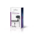 Univerzális hálózati adapter | 12.5 W | 5 V DC | 1.60 m | 2.5 A | 8 plug(s) | Fekete